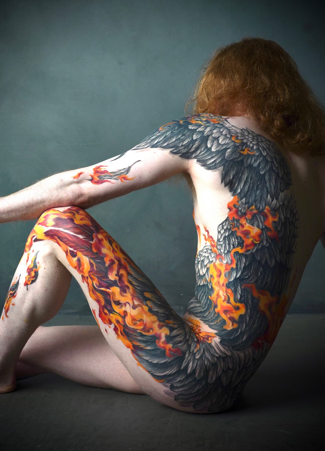 phoenix - Jin's tattoo